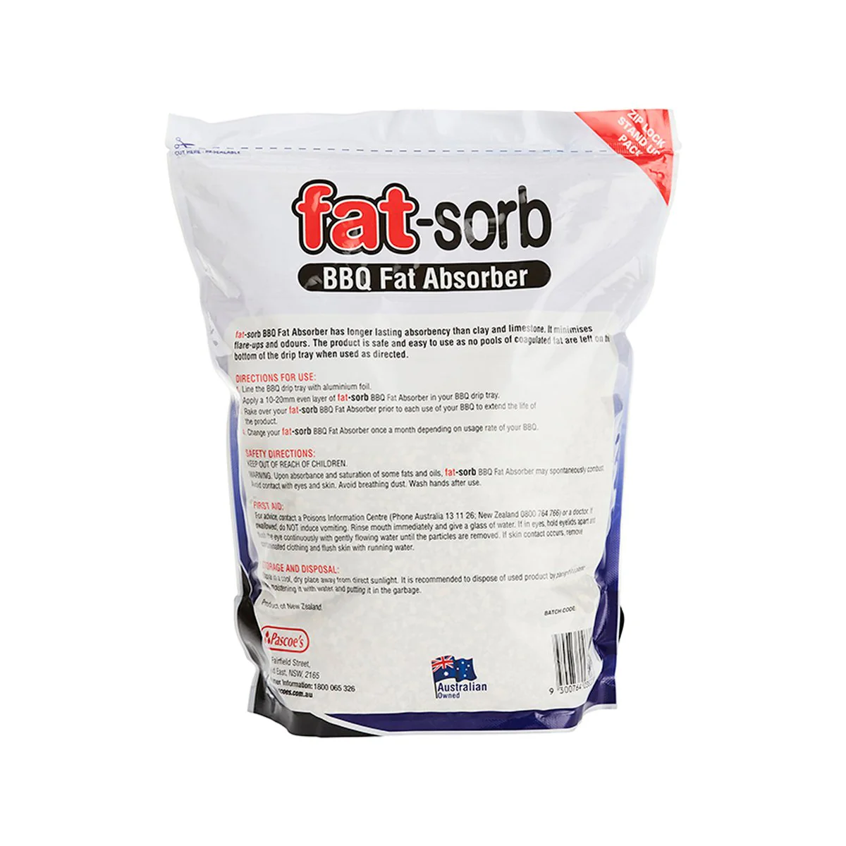 Fatsorb Cleaning Agent - 2L - Highly Absorbent for BBQ Drip Trays - Image 2