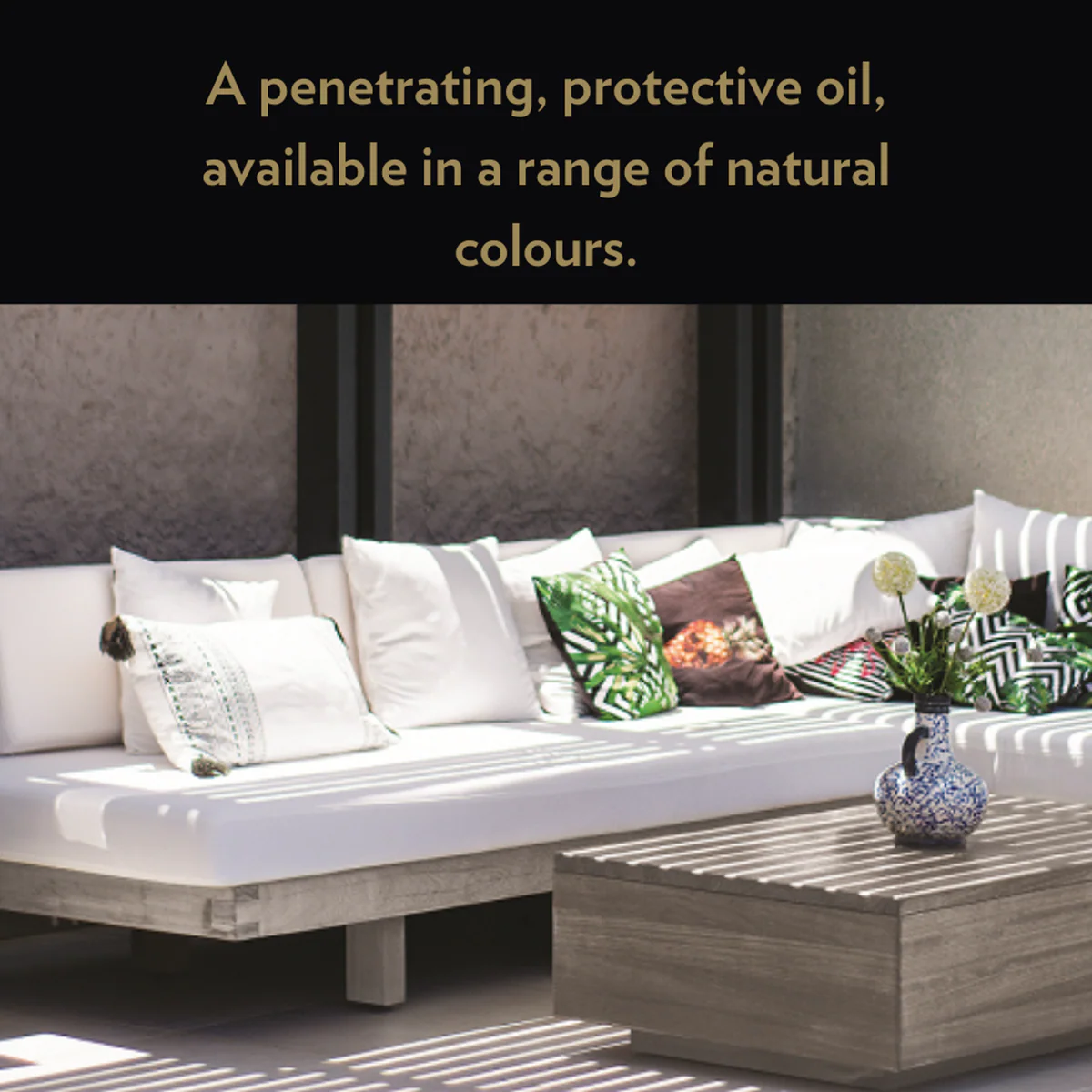 Feast Watson Outdoor Furniture Oil 1L Weathered Grey 110mm x 130mm x 110mm - Image 2