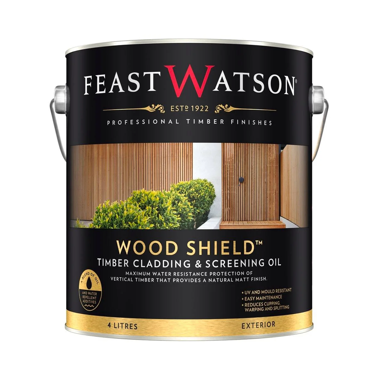 Feast Watson Wood Shield - 4L - Oil Based - Maximum Water Resistance
