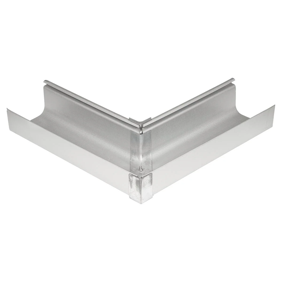 Fielders 115mm Zincalume Internal Gutter Mitre - 90-Degree Corner - Zinc