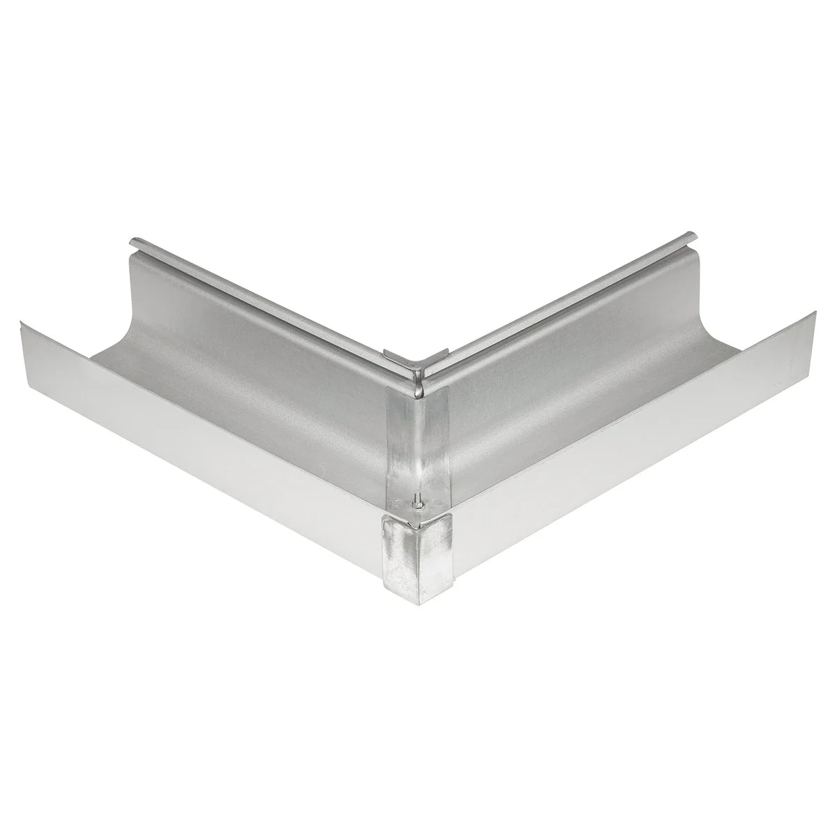 Fielders 115mm Zincalume Internal Gutter Mitre - 90-Degree Corner - Zinc - Image 2