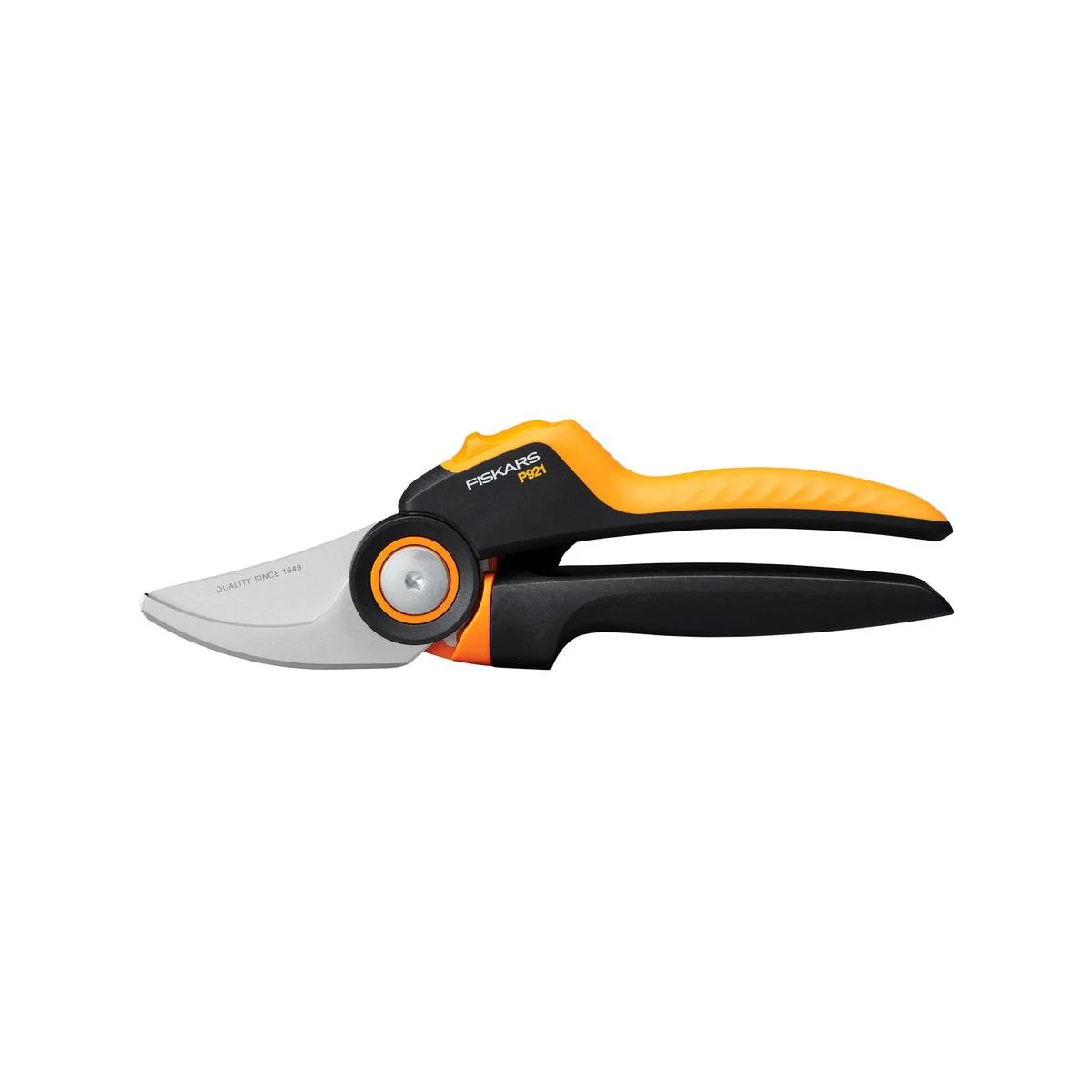 Fiskars Powergear Bypass Pruner P921 - 201mm - 3x Cutting Power - Ergonomic Handle