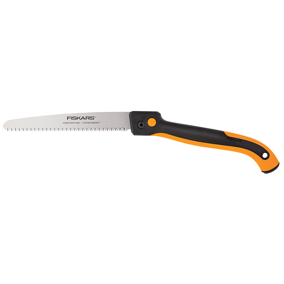 Fiskars Powertooth Folding Saw 250mm Steel Softgrip Easy Carry