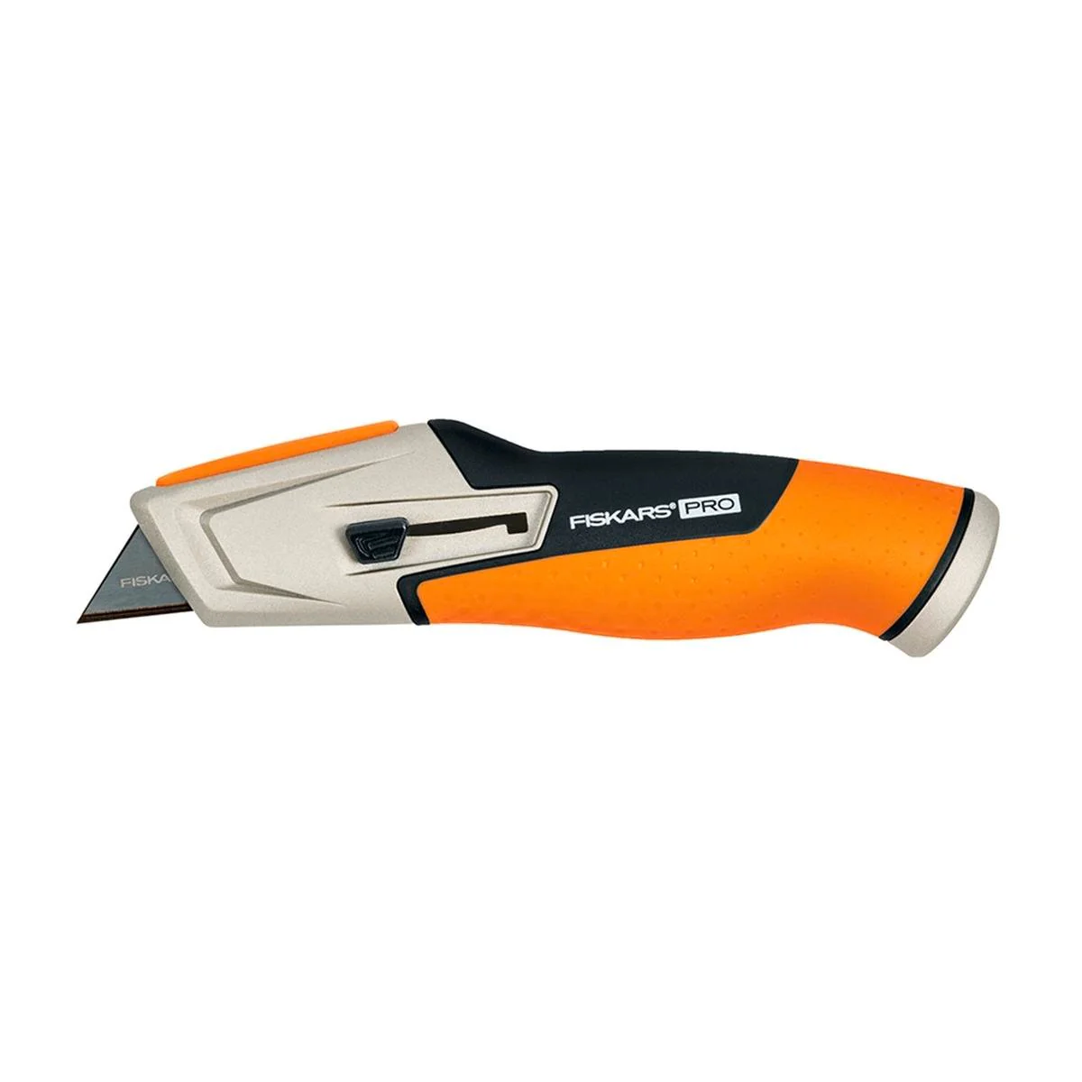 Fiskars Pro Carbonmax Retractable Utility Knife - 60mm Blade - Steel