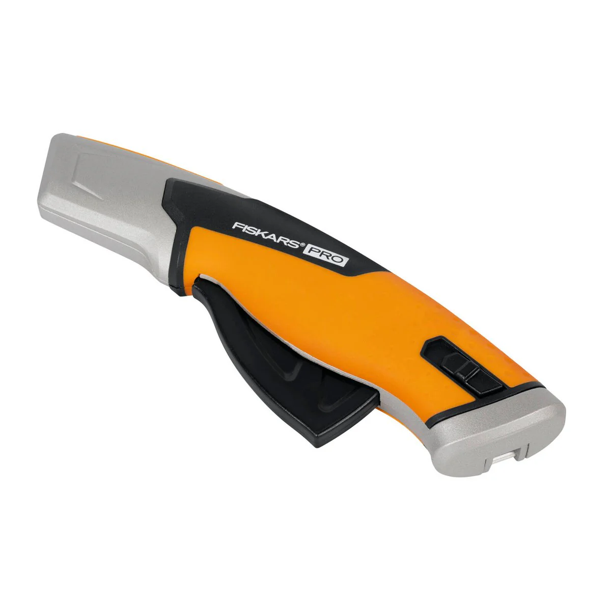 Fiskars Safety Utility Knife - Ergonomic Grip - Automatic Blade Retraction - 55mm x 178mm x 28mm - Image 2