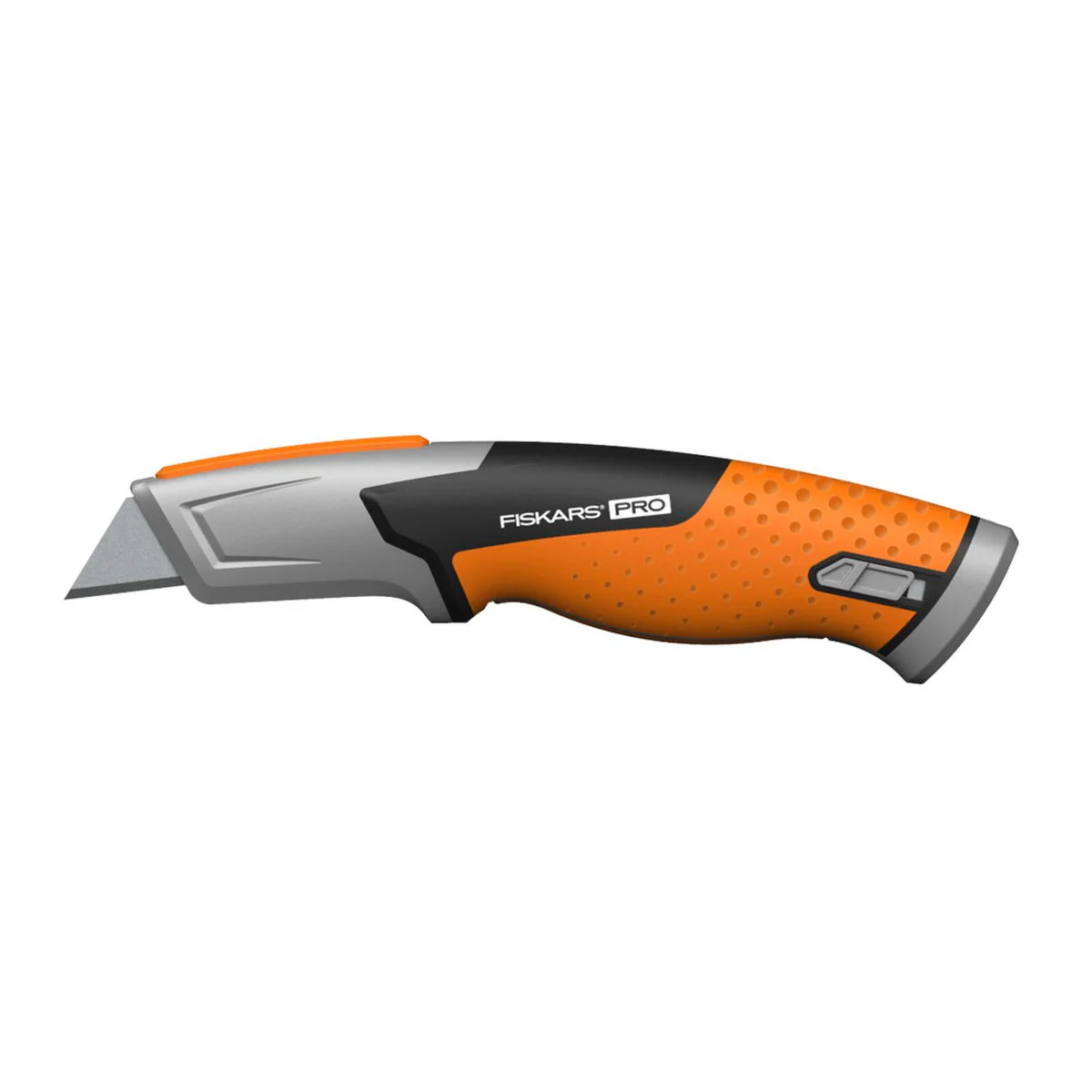 Fiskars Safety Utility Knife - Ergonomic Grip - Automatic Blade Retraction - 55mm x 178mm x 28mm - Image 3