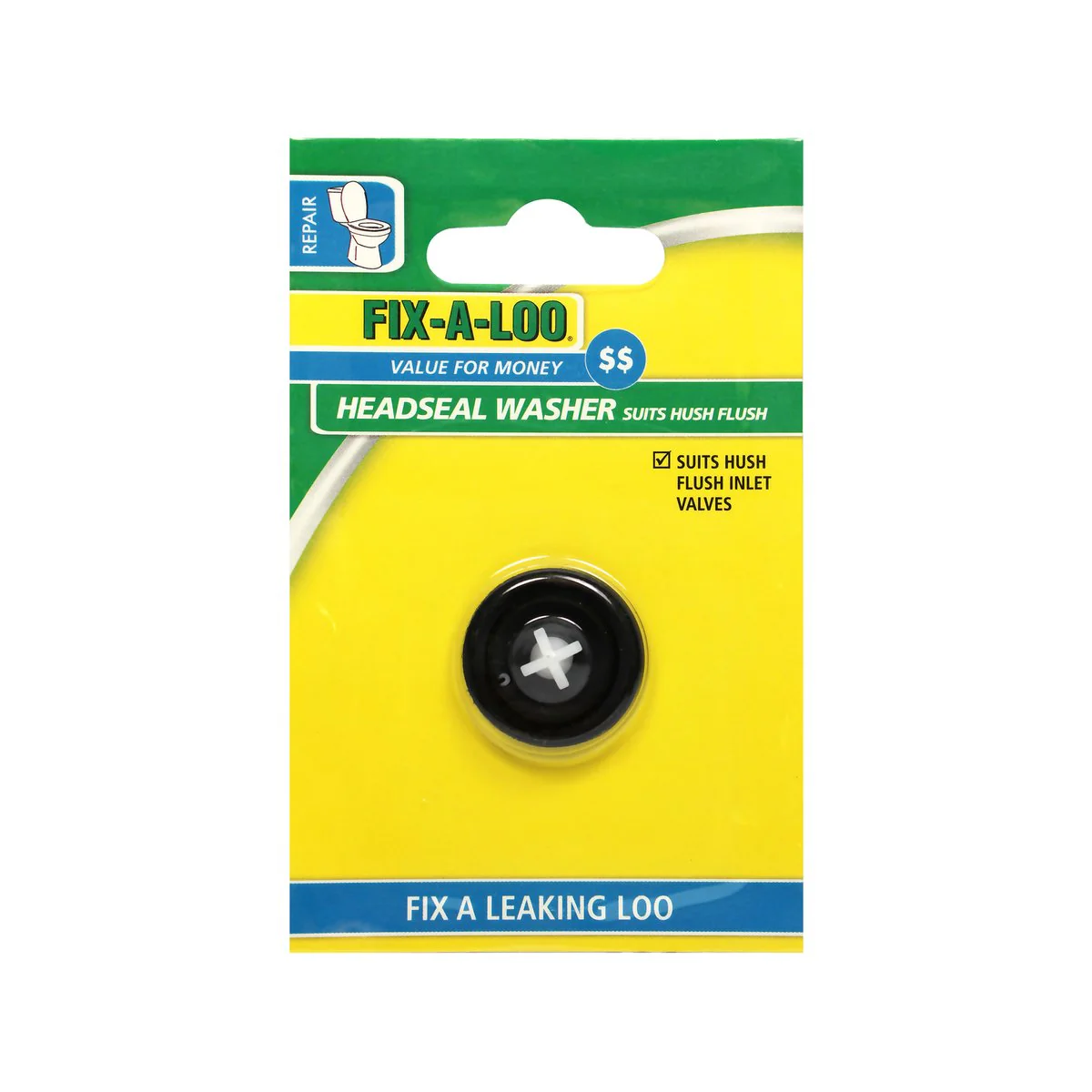 FIX-A-LOO Cistern Inlet Valve - 28mm - Rubber - Hush Flush Compatible - Image 2