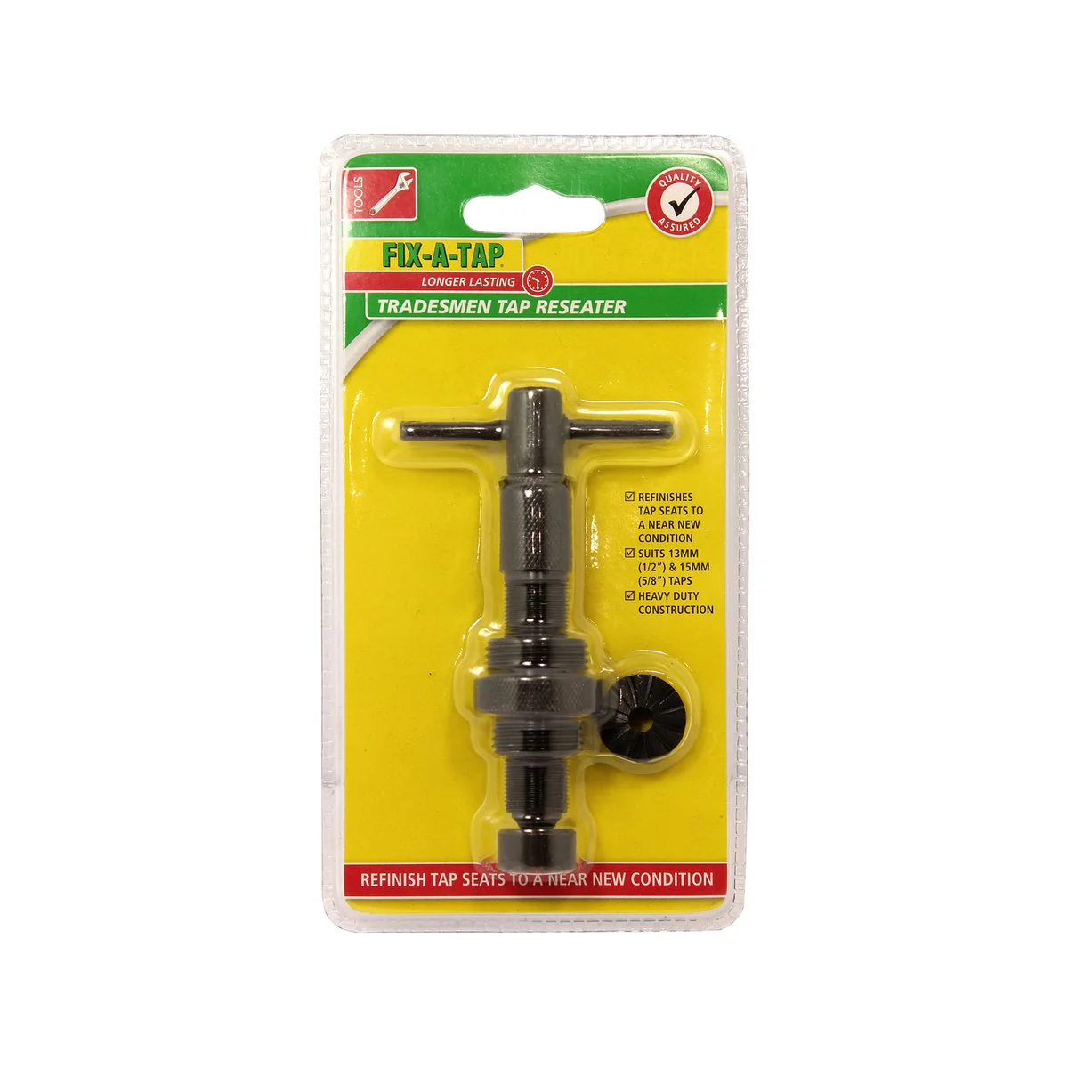 Fix A Tap 13mm 1/2 Tradesmen Tap Reseater - Heavy-Duty Black Tool - Image 2