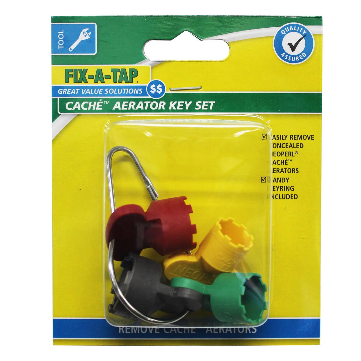 Fix a Tap Cach Aerator Key Set - 4 Keys - M24 M21.5 M18.5 M16.5 - Durable Tool - Image 2