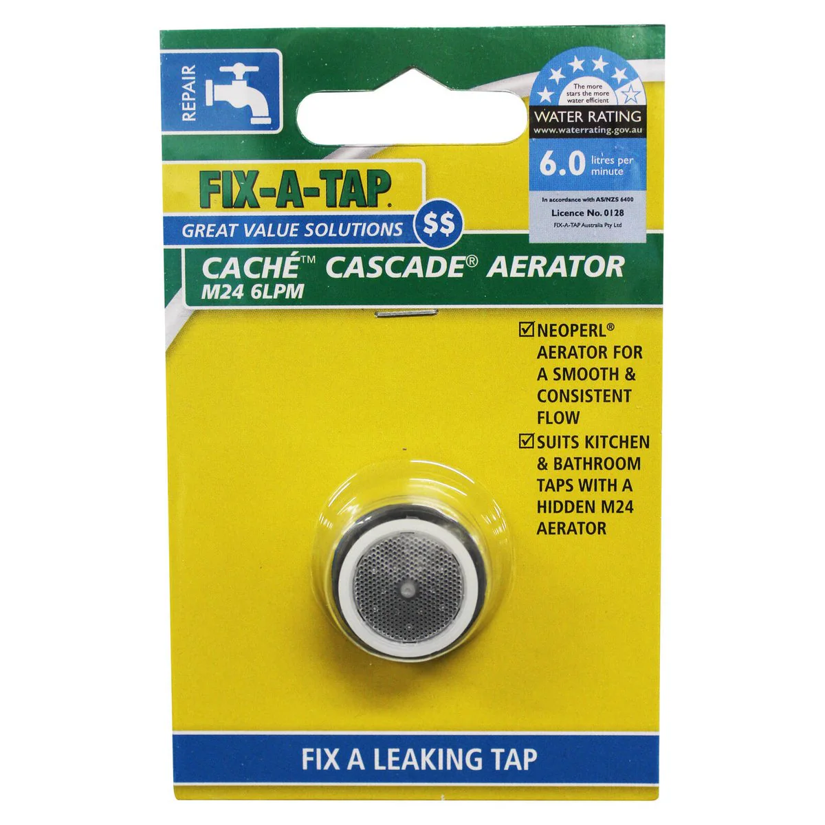 Fix a Tap M24 Wels 5 Star 6L Min Cach Cascade Aerator - Water Efficient - Image 2