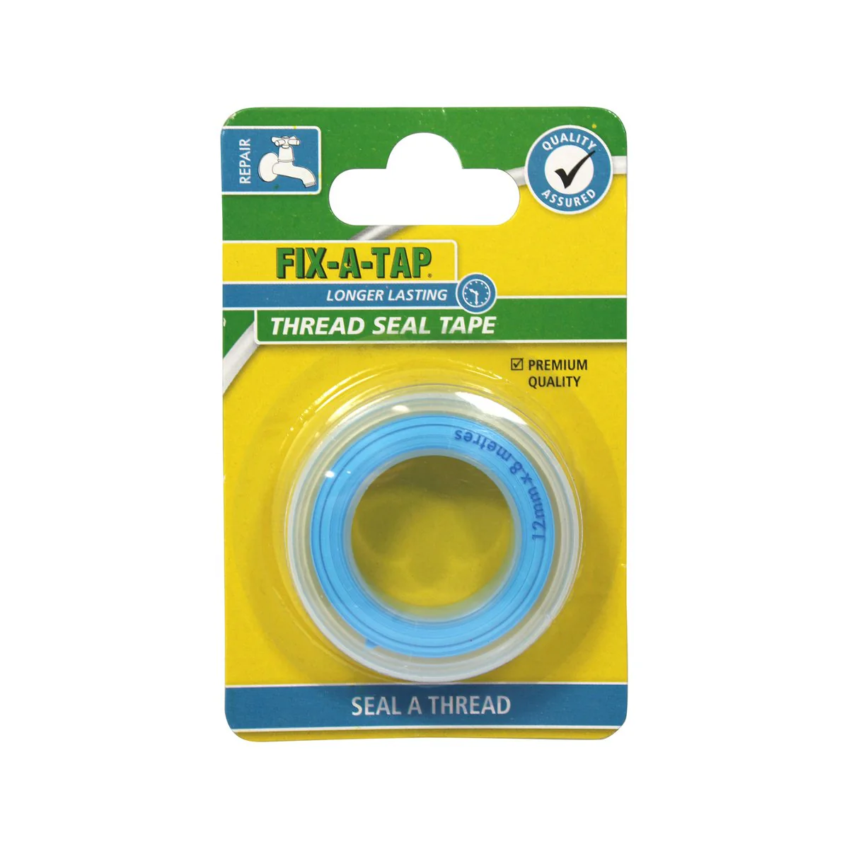 Fix a Tap Thread Seal Tape - 12mm x 8m - PTFE - Hot and Cold Use - Image 2