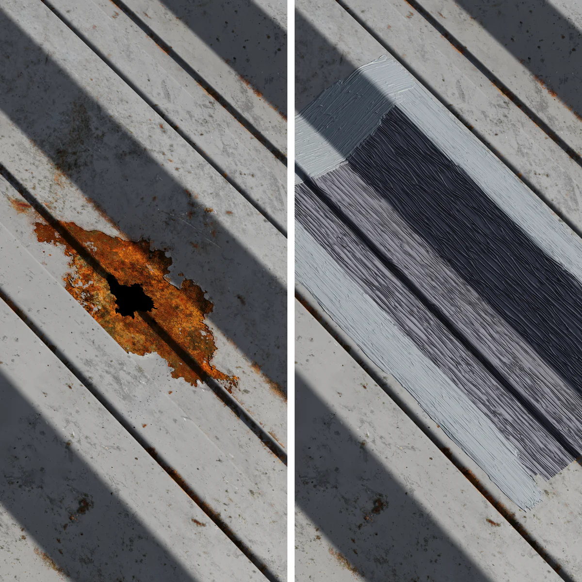 Fix It Fast Roof Repair Kit - Metal Roofs Gutters - 300mm Patch - 125g - 5 Minute Repairs - Image 3