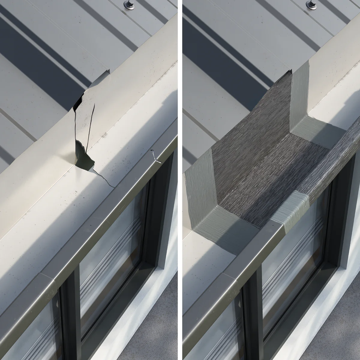 Fix It Fast Roof Repair Kit - Metal Roofs Gutters - 300mm Patch - 125g - 5 Minute Repairs - Image 4