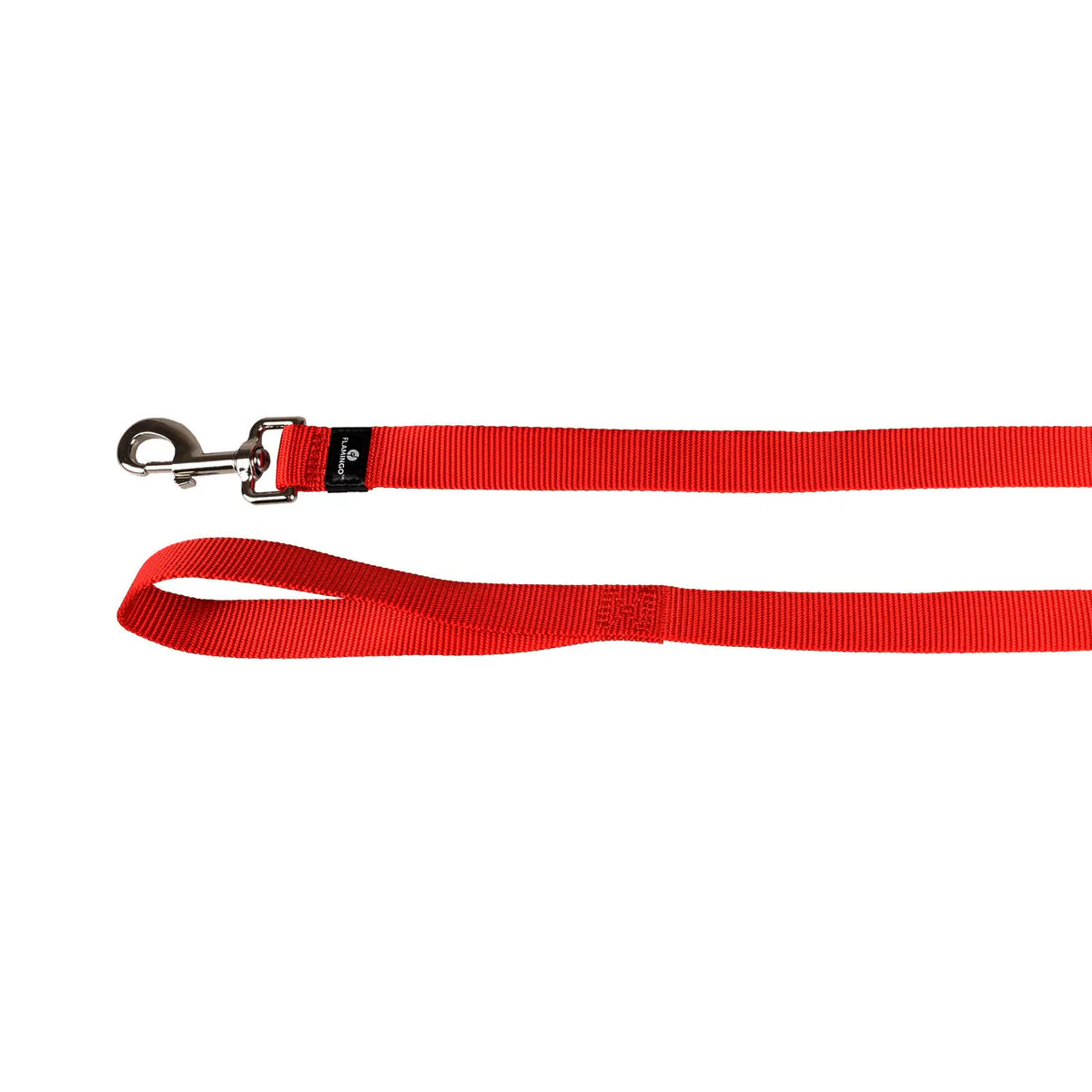 Flamingo Ziggi Dog Leash - 200cm x 2.5cm - Red - Durable Nylon - Image 2