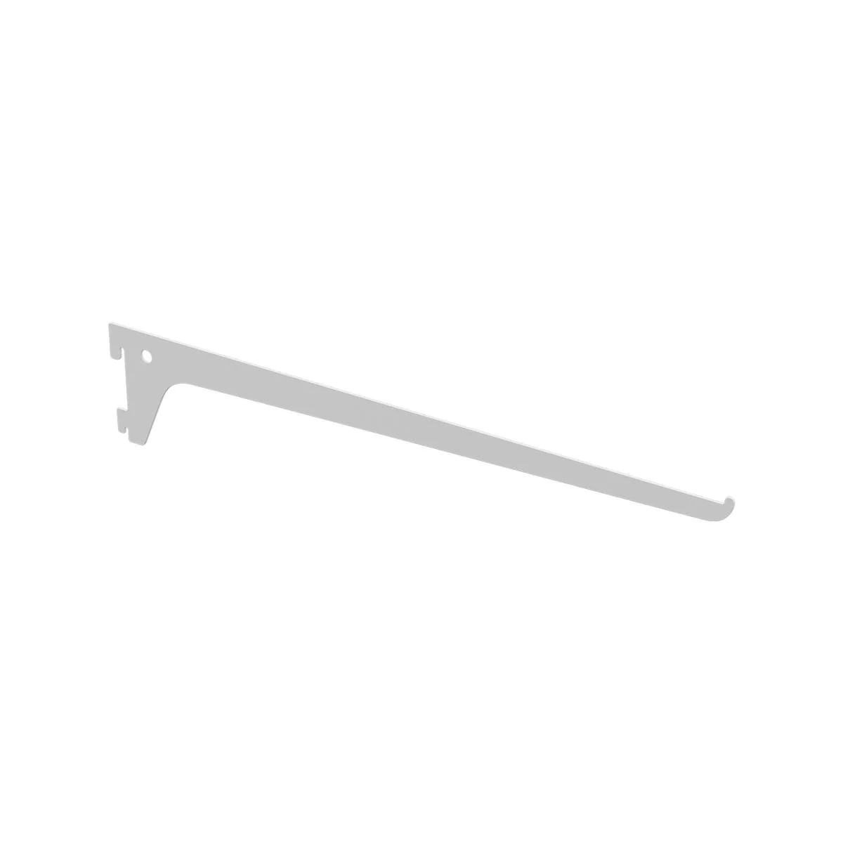 Flexi Storage 400mm White Single Slot Bracket Steel Easy Install