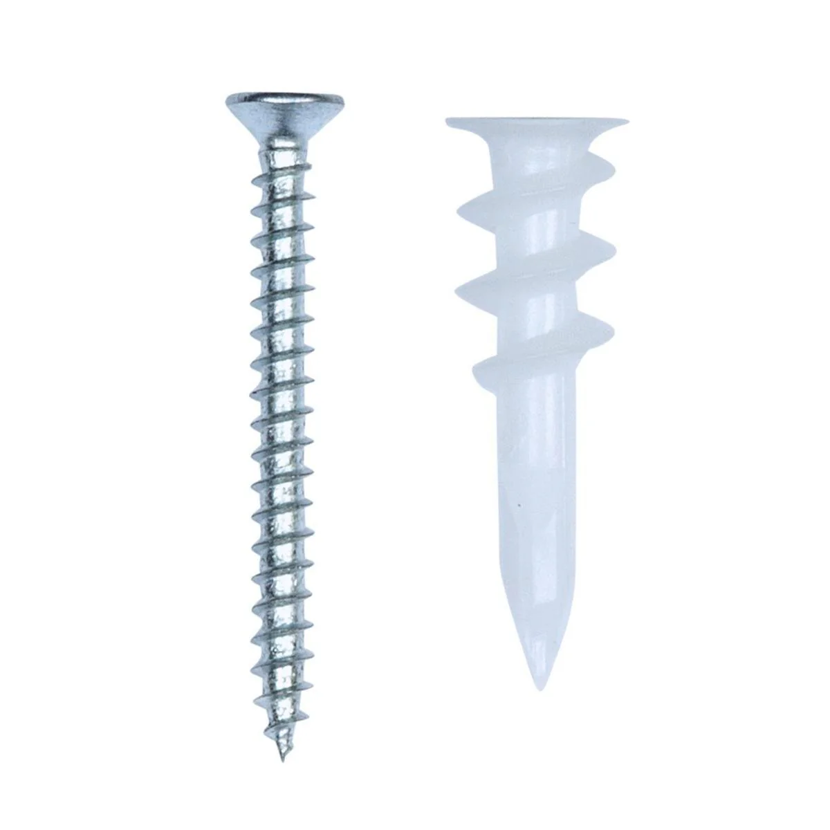 Flexi Storage Plasterboard Wall Fixings 10 Pack Steel Easy Install