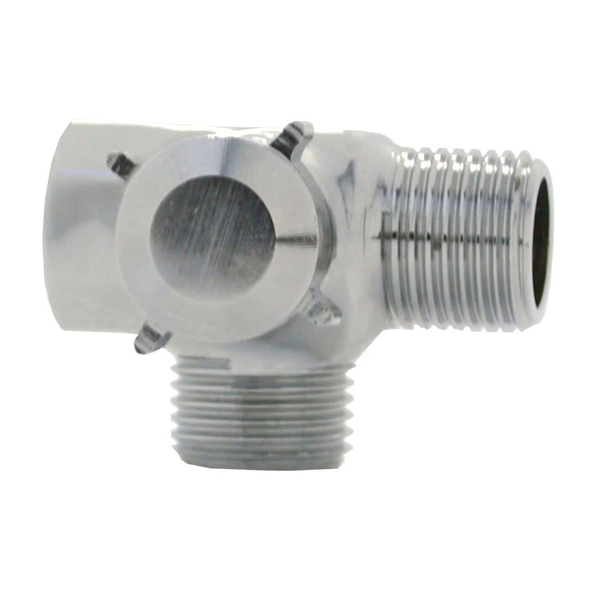 Flexispray Flow Switch - 130mm x 50mm x 180mm - Brass - Chrome Plated