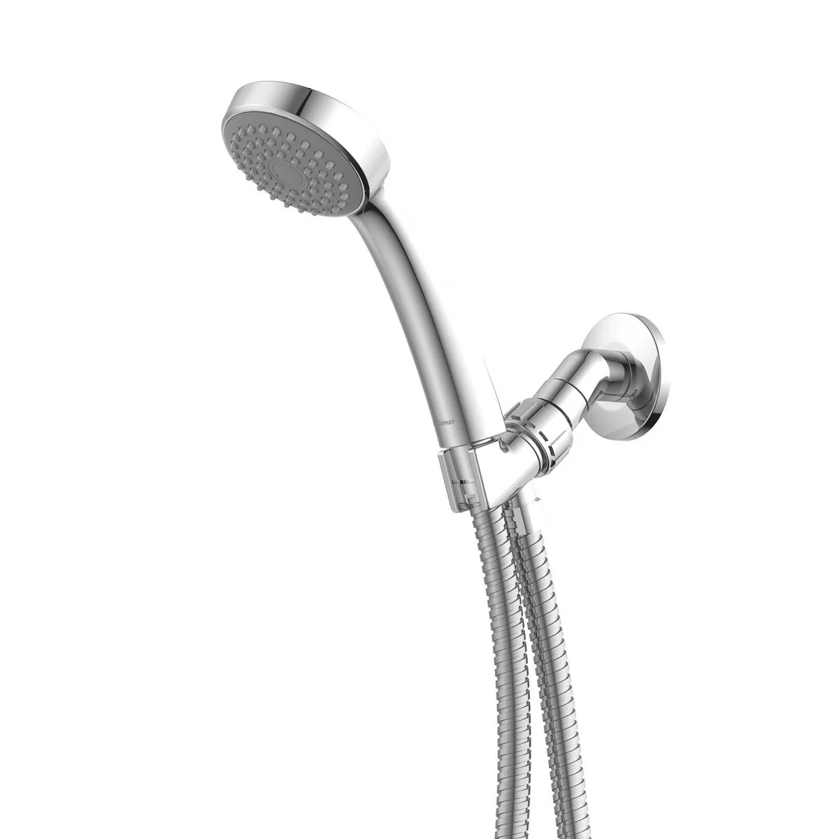 Flexispray Hand Shower - 75mm - Brass/Chrome - Single Function - Image 2