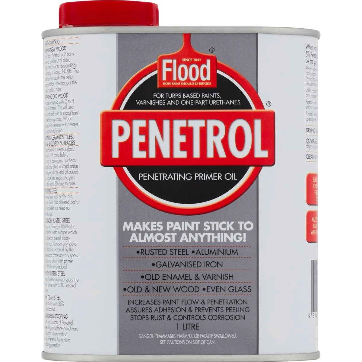 Flood Penetrol Paint Additive 1L - Clear - 1L - Enhances Adhesion