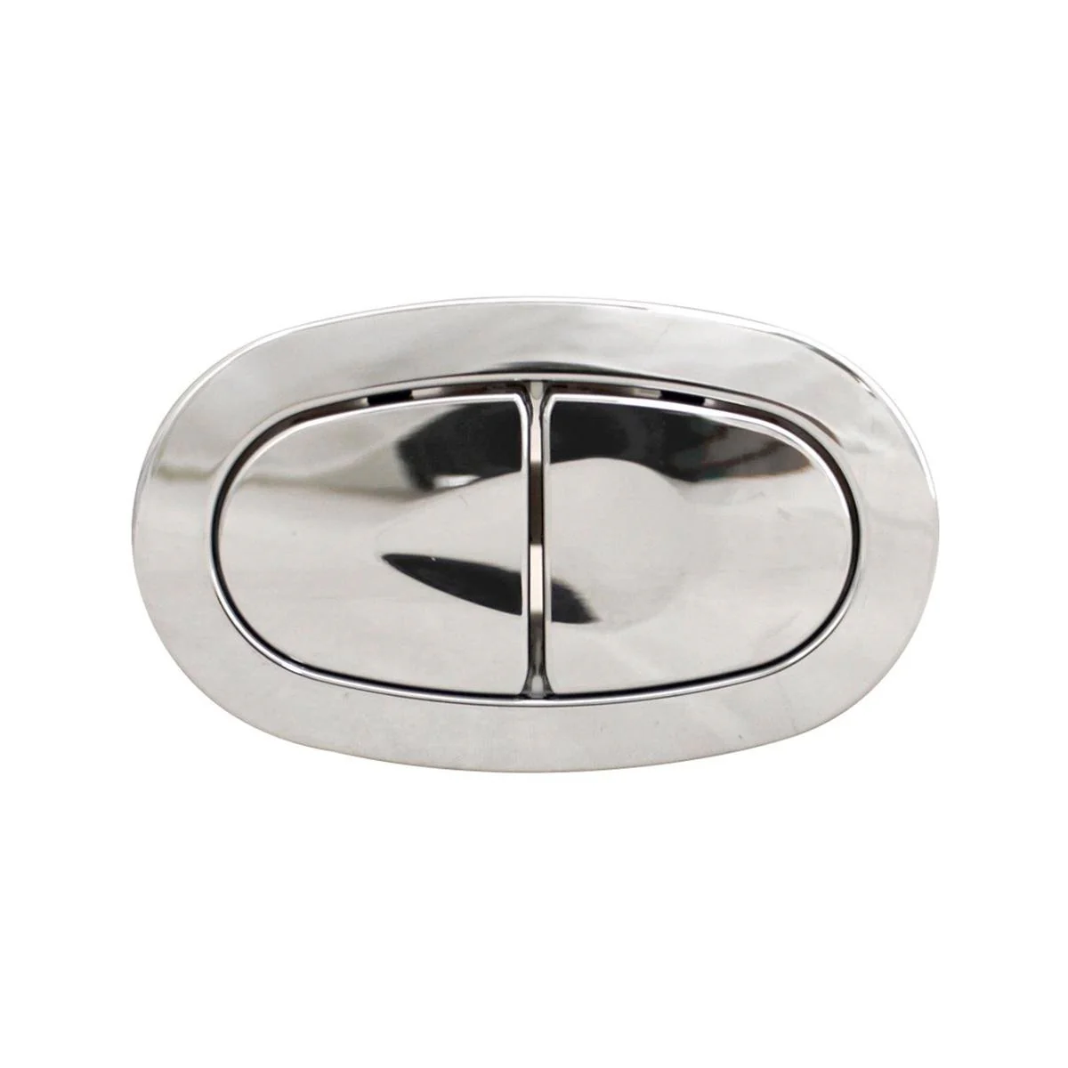 Fluidmaster Dual Flush Cistern Button 72 x 38mm Chrome Adjustable