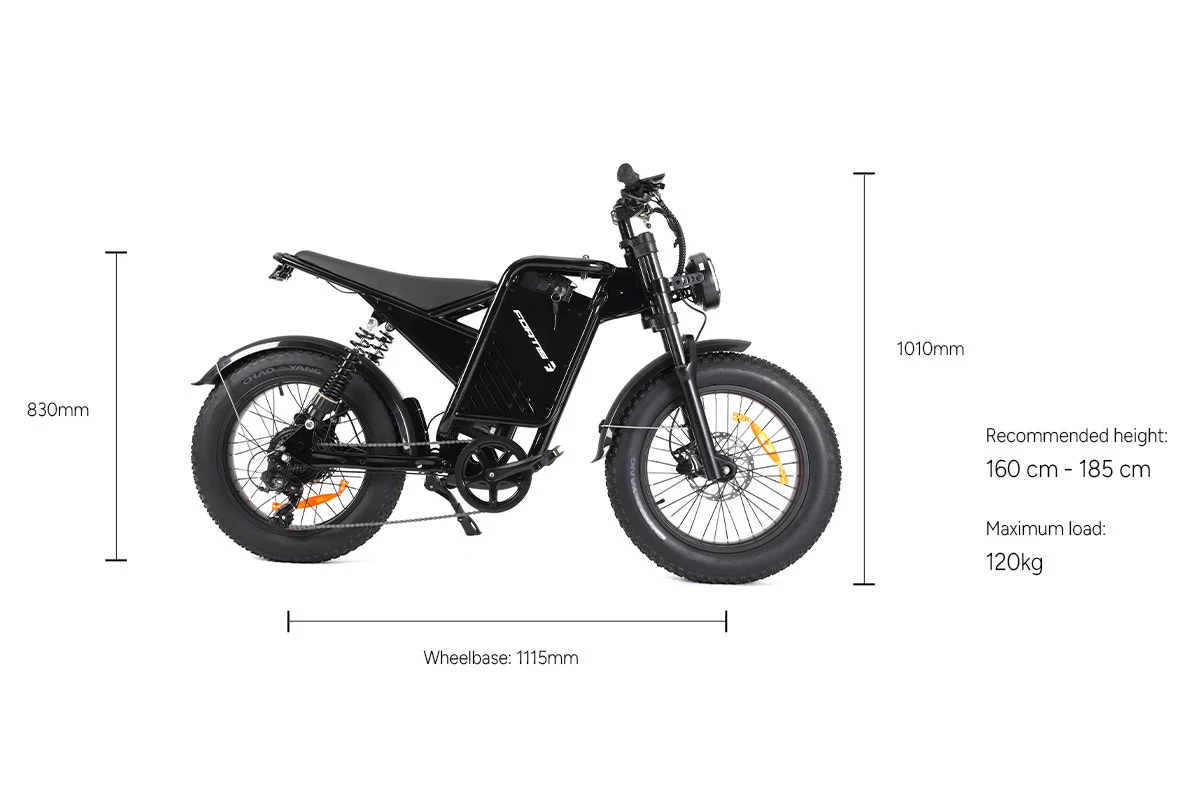 Fortis FatBro Plus 48V 13Ah Electric Bike with Fat Tyres and Suspension - Image 11