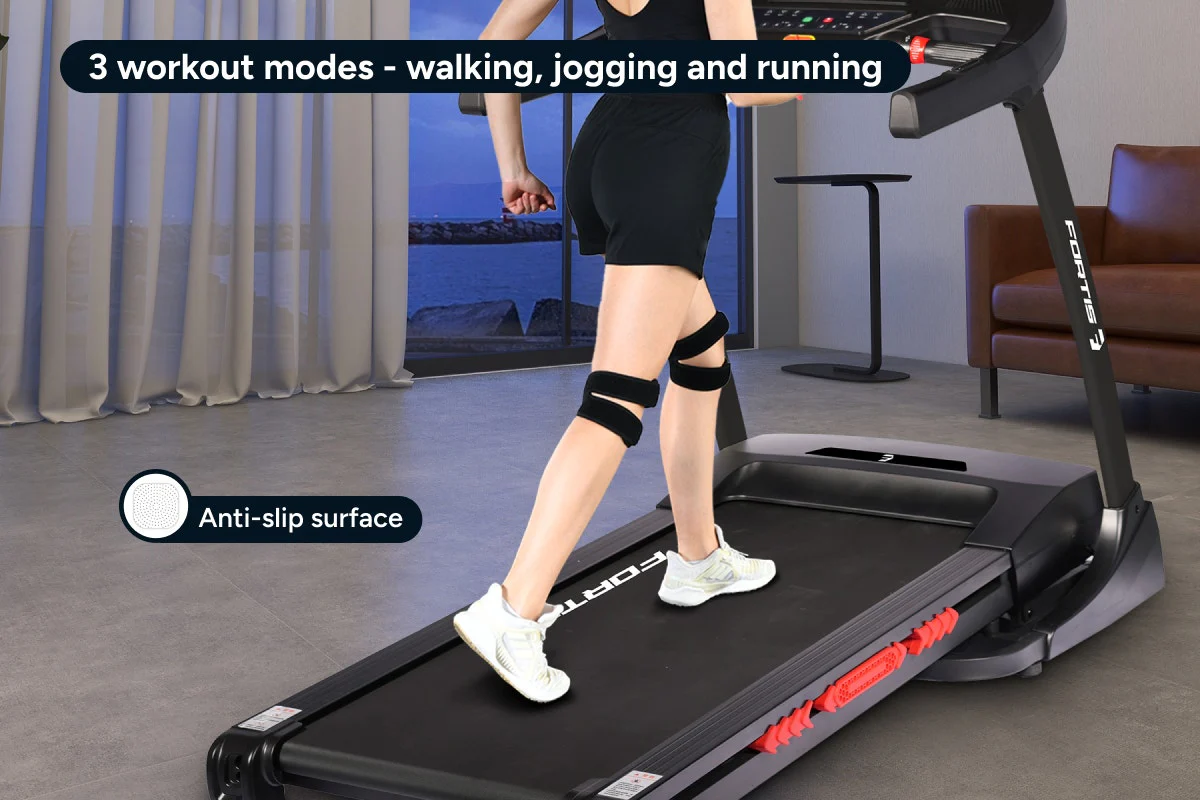 Fortis Foldable Incline Treadmill with 22 Levels & 3.5HP Motor - Image 17
