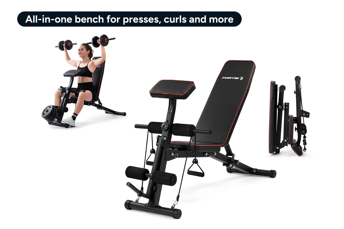 Fortis Multi-Functional Adjustable Weight Bench - Image 3