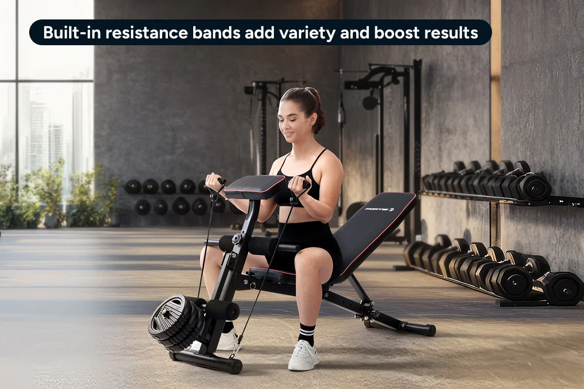 Fortis Multi-Functional Adjustable Weight Bench - Image 4