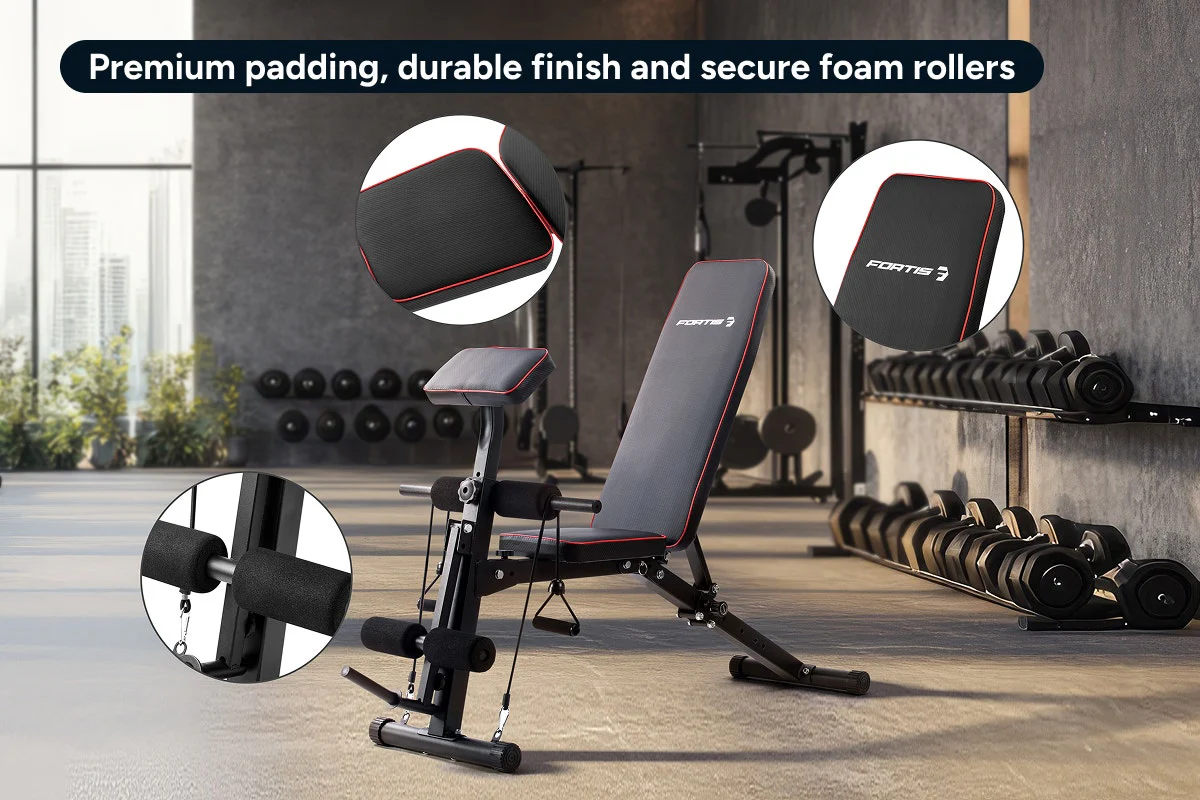 Fortis Multi-Functional Adjustable Weight Bench - Image 5