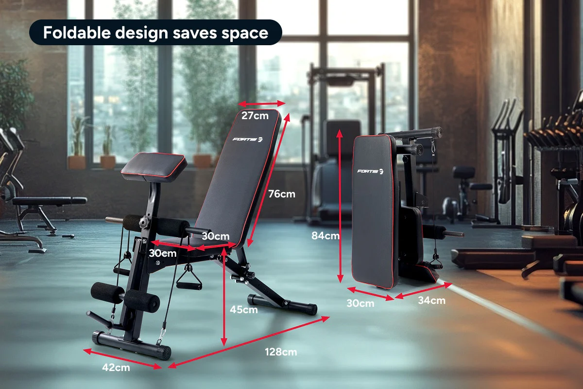 Fortis Multi-Functional Adjustable Weight Bench - Image 6
