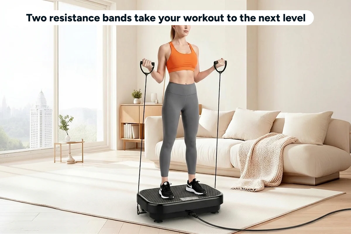Fortis Vibration Plate with Resistance Bands - Image 5