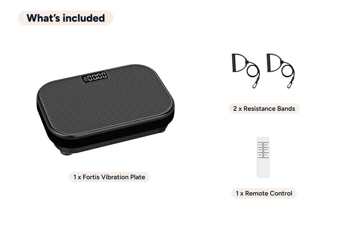 Fortis Vibration Plate with Resistance Bands - Image 6