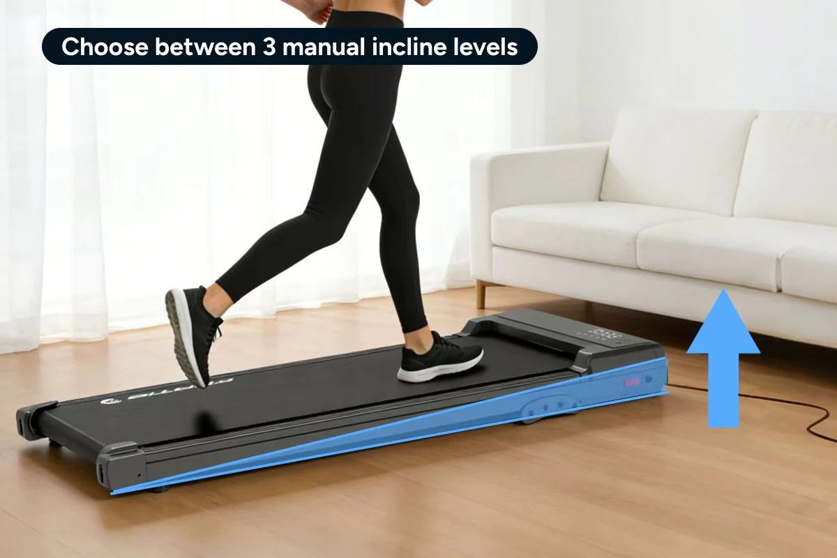 Fortis Walking Pad with Incline Black - Image 6