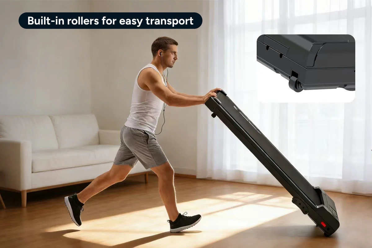 Fortis Walking Pad with Incline Black - Image 8
