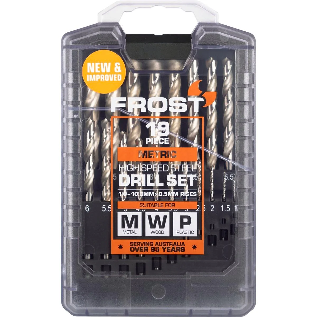 Frost Jobber Drill Set - 19 Piece - HSS - General Purpose