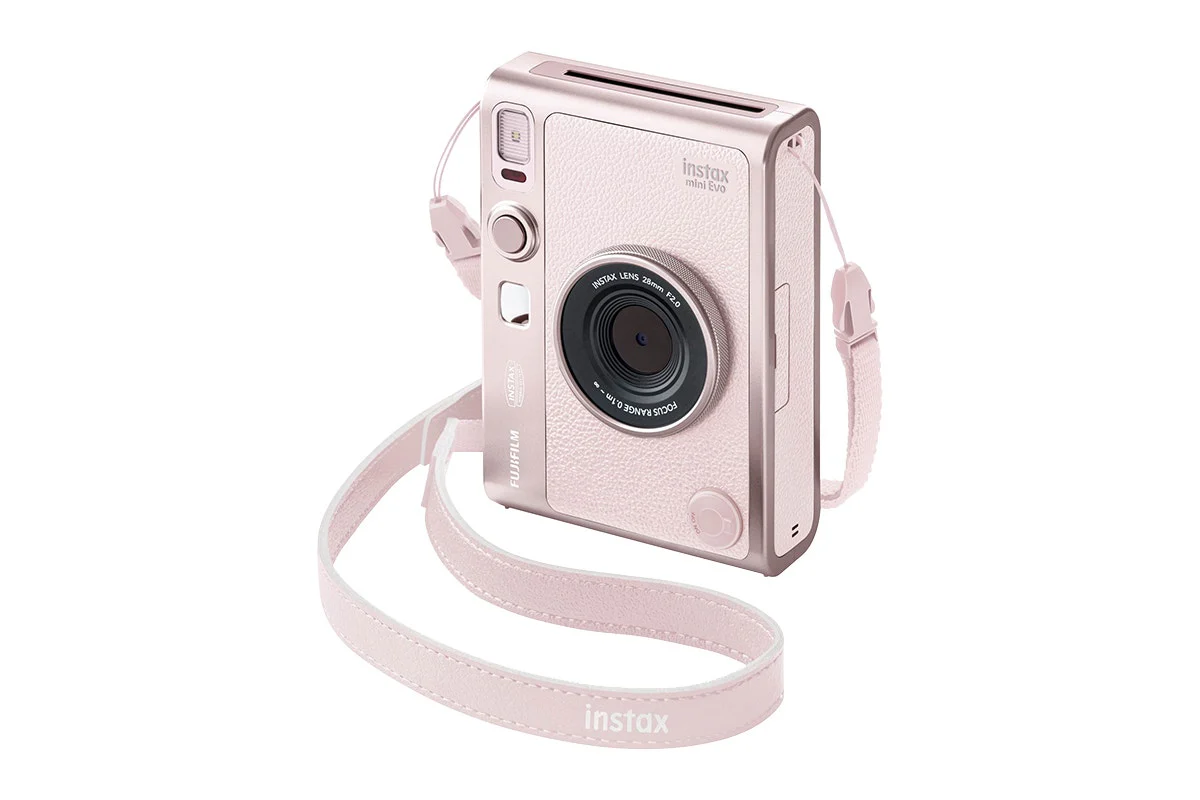 Fujifilm Instax Mini Evo Instant Camera in Gentle Rose - Creative Prints - Image 3