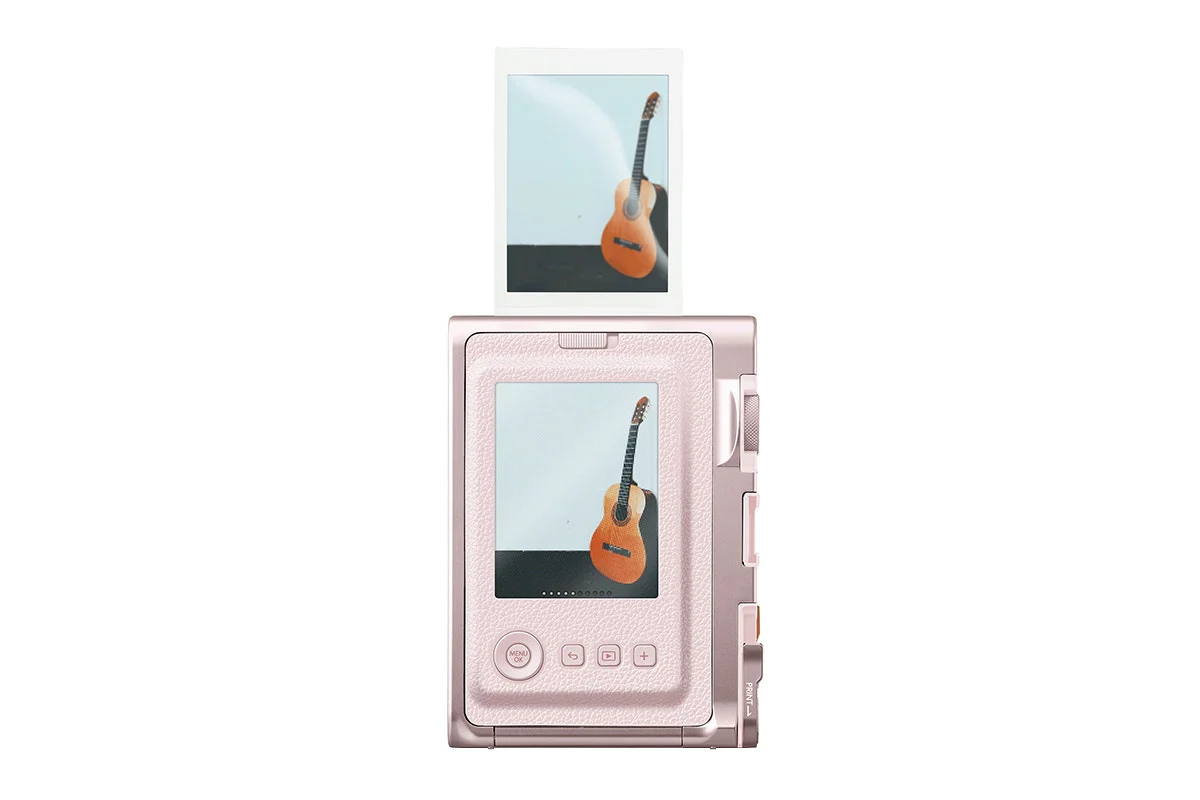 Fujifilm Instax Mini Evo Instant Camera in Gentle Rose - Creative Prints - Image 4