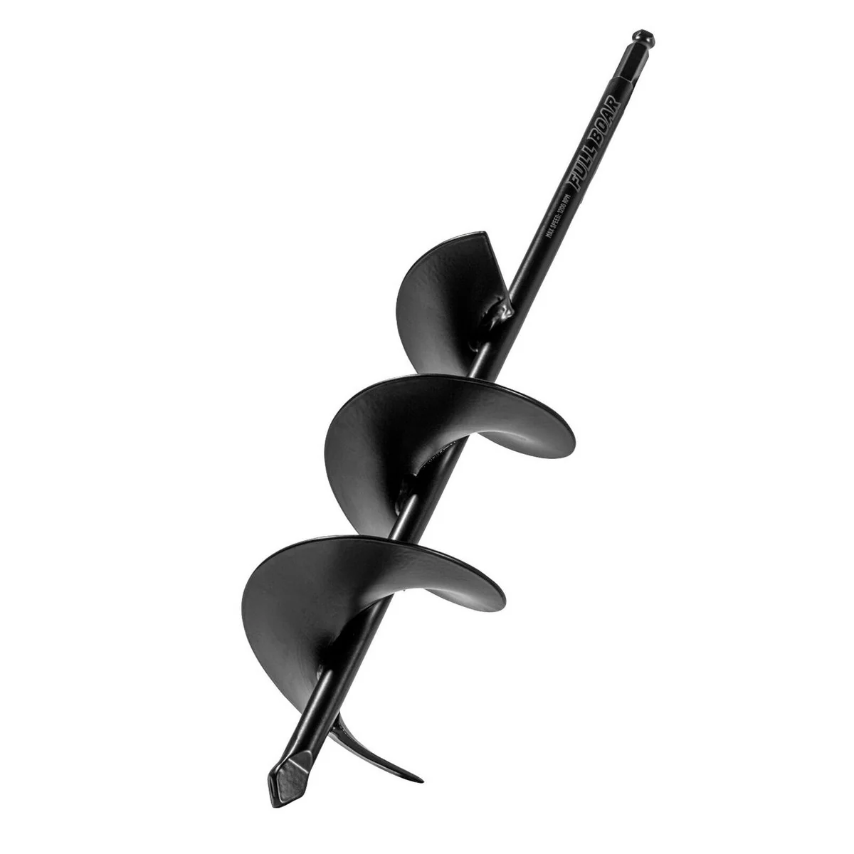 Full Boar 100mm Garden Auger Bit - Solid Steel - 450mm Drilling Depth