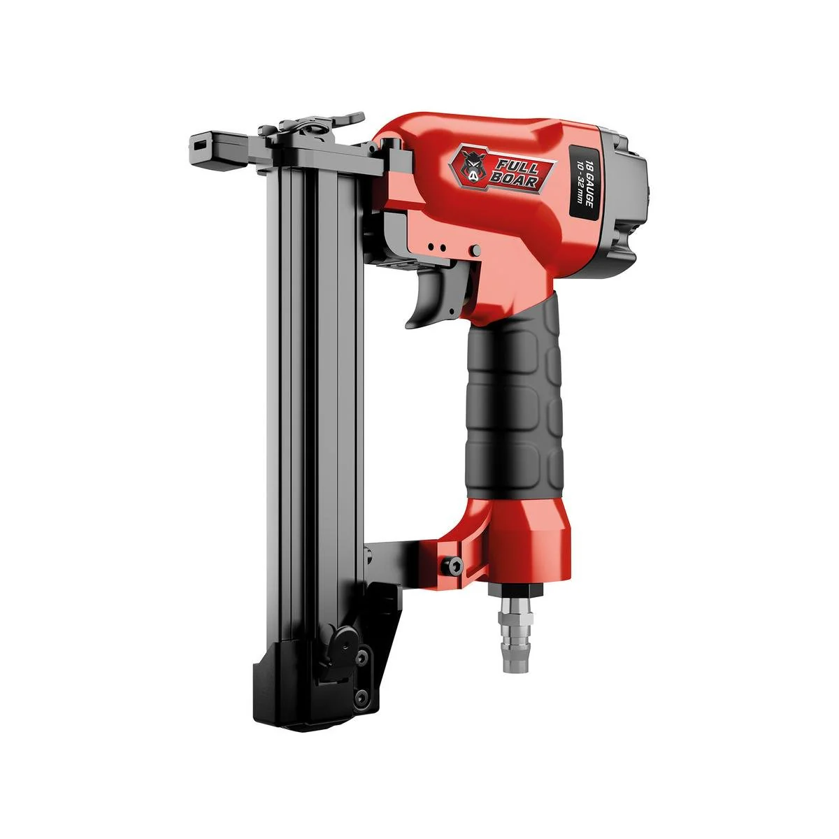 Full Boar 18G C1 Series Air Brad Nail Gun - 100 Nails - 250mm x 50mm x 220mm - Durable & Efficient