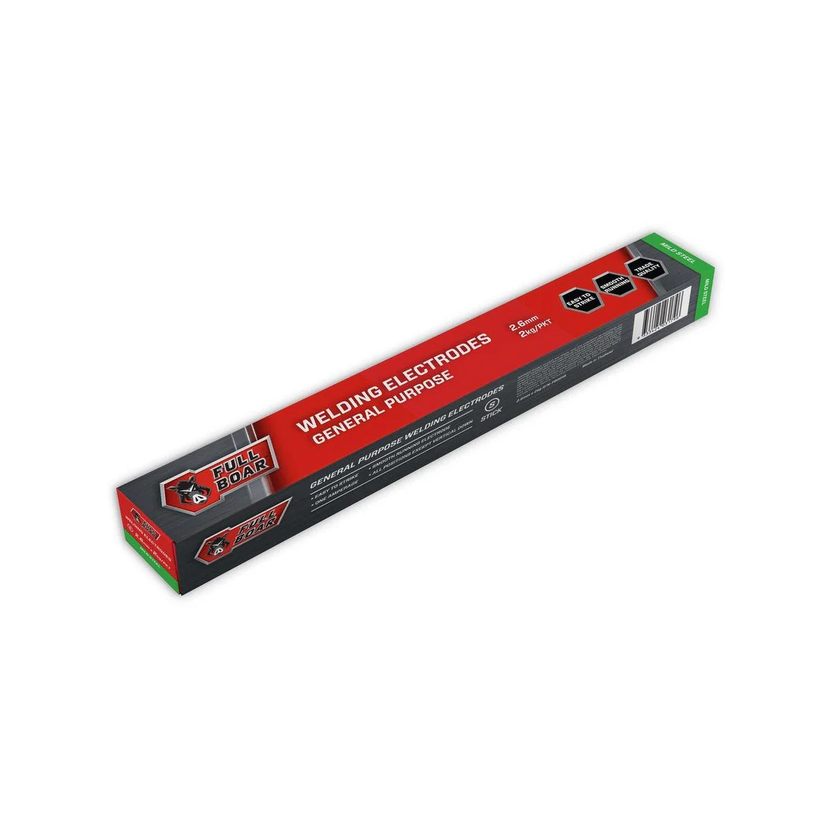 Full Boar 2 General Purpose Welding Electrode 2kg 6mm - Smooth Running