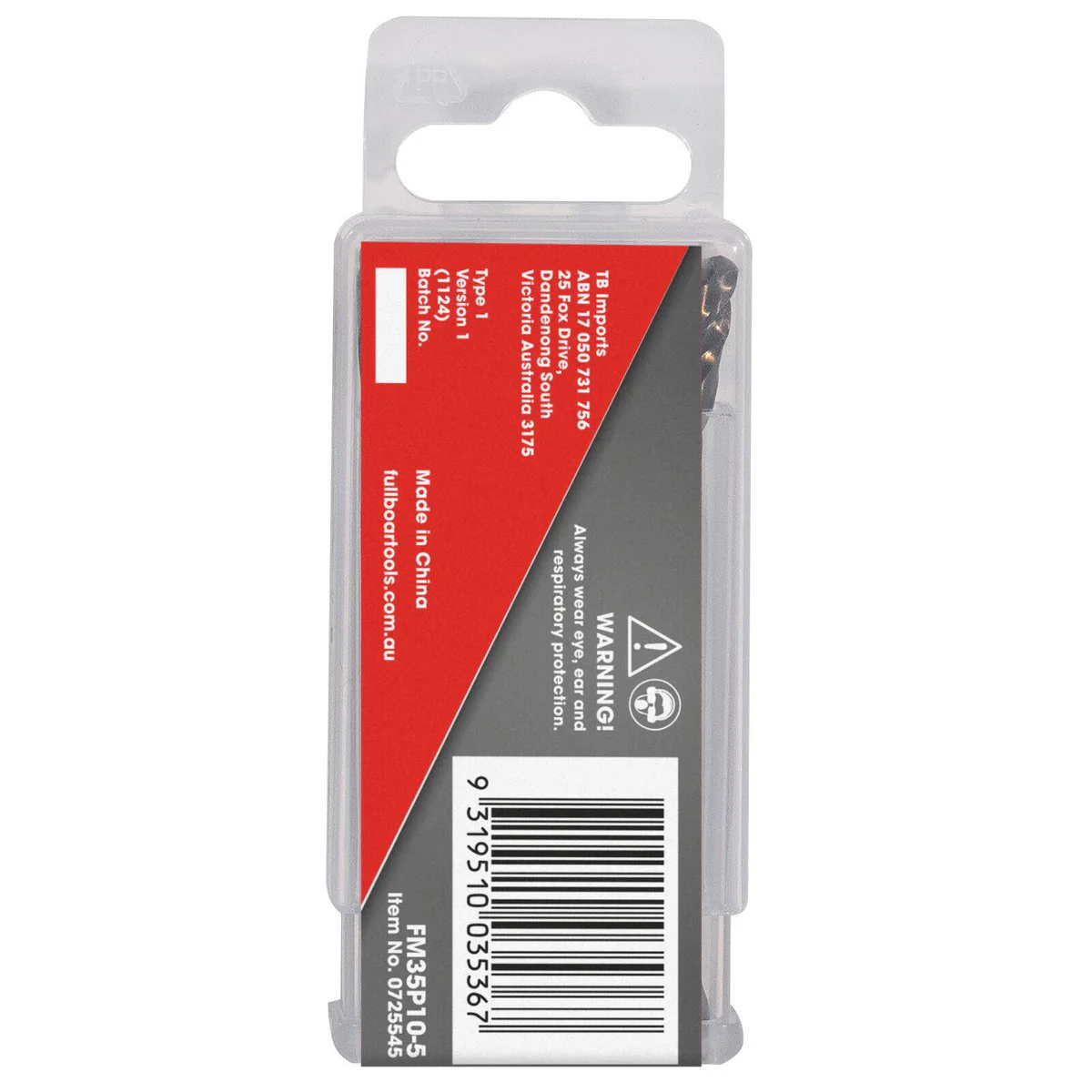Full Boar 5mm M35 Cobalt Drill Bit 10 Pack - Precision Drilling - Durable - Image 2