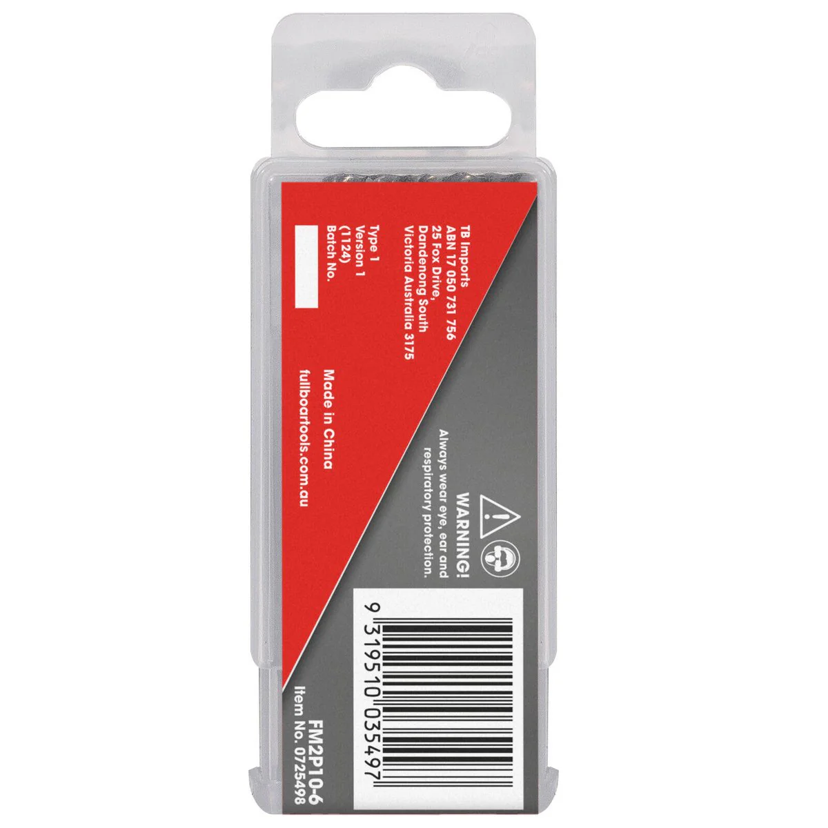 Full Boar 6mm HSS Drill Bit 10 Pack - M2 High-Speed Steel - Precision Drilling - Image 2