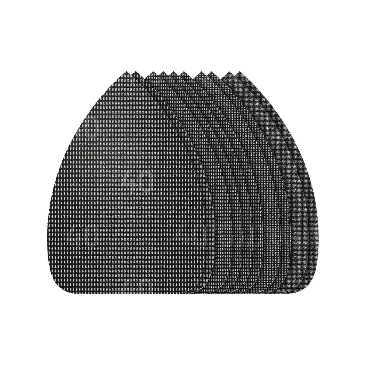 Full Boar Triangular Mesh Sanding Sheets 10 Pack - 100mm x 140mm - Washable, Reusable