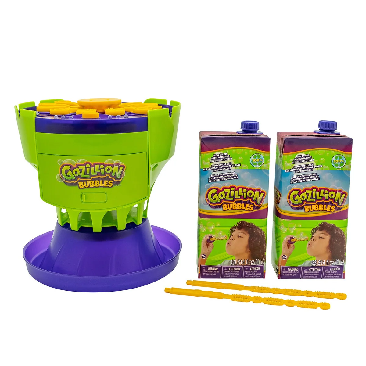 Funrise Bubble Machine 37648 Capacity 2.1L Rechargeable LED Light