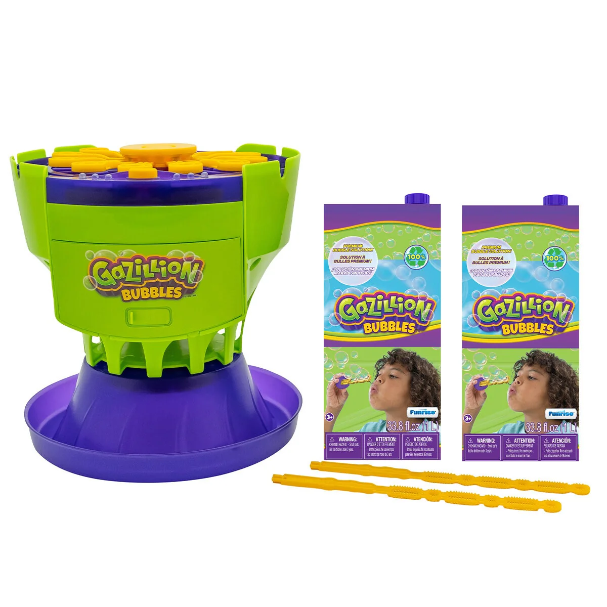 Funrise Bubble Machine 37648 Capacity 2.1L Rechargeable LED Light - Image 2