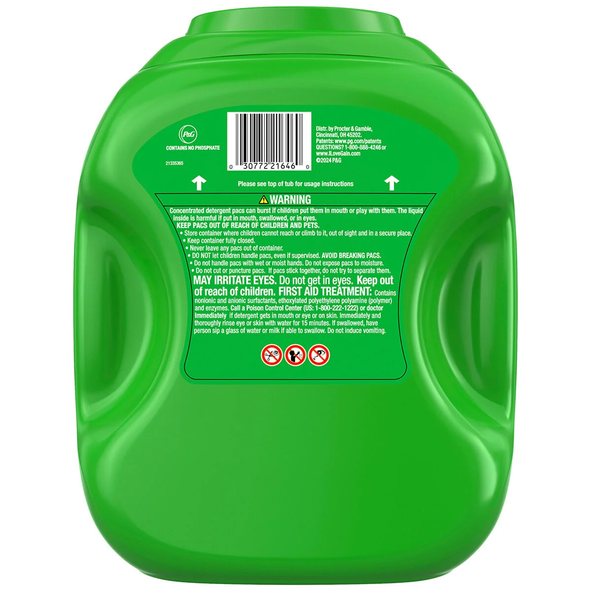 Gain Flings Tango Twist Laundry Detergent Pacs 108 Pack - Image 2