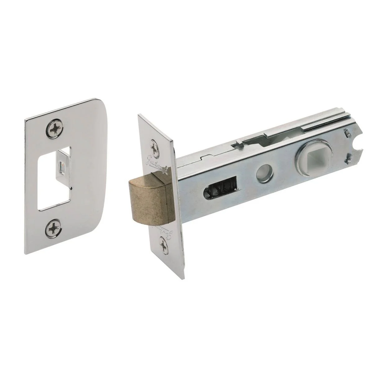 Gainsborough 60mm Tubular Latch - Bright Chrome - Durable - Easy Install