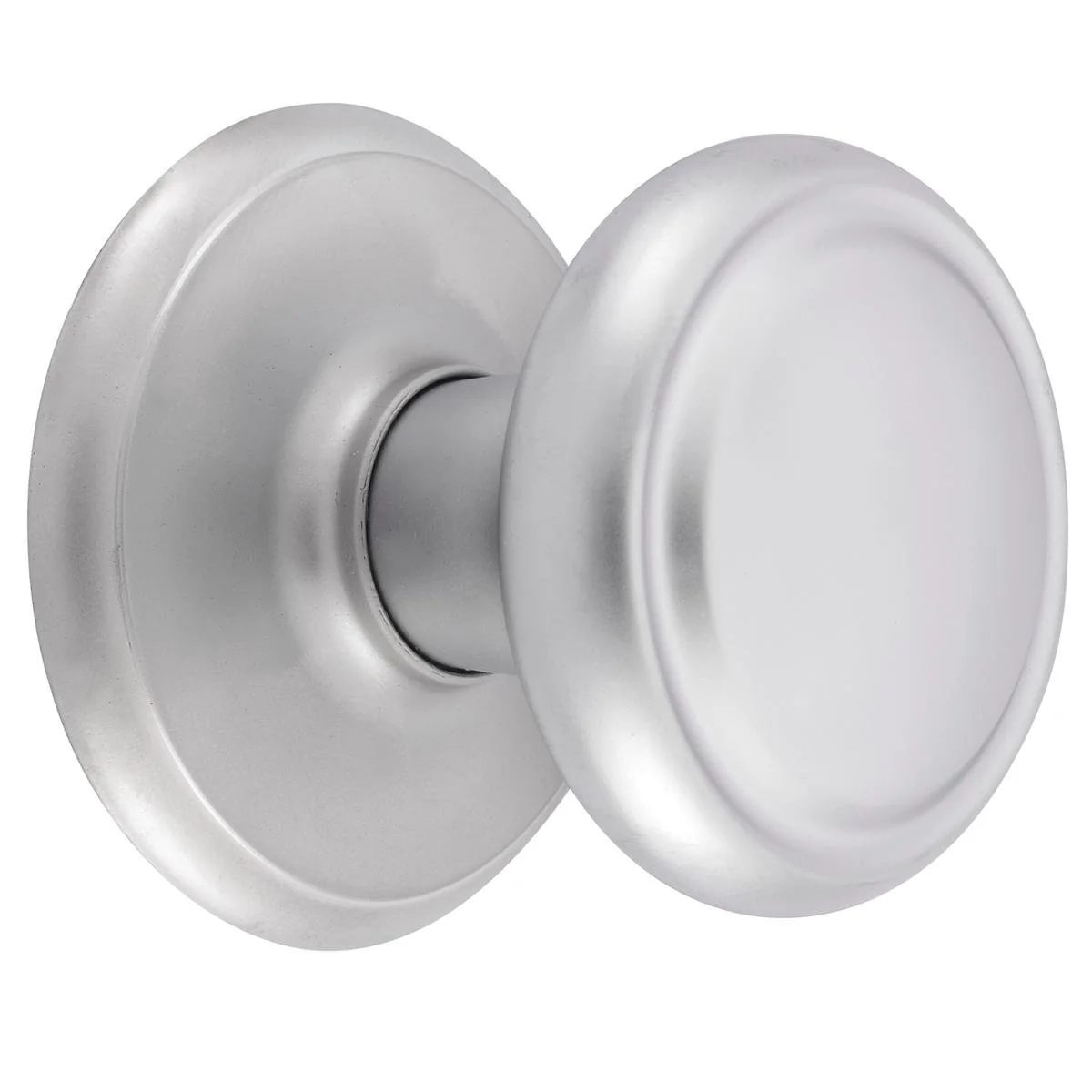 Gainsborough Classic Passage Knobset - 90mm - Aluminium - Satin Chrome