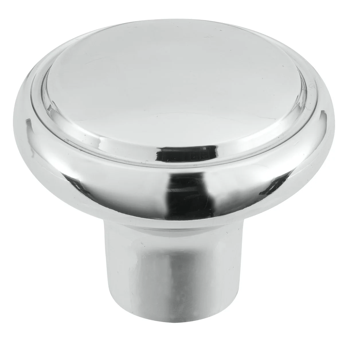 Gainsborough Classic Wardrobe Knob - 52mm - Aluminium - Bright Chrome