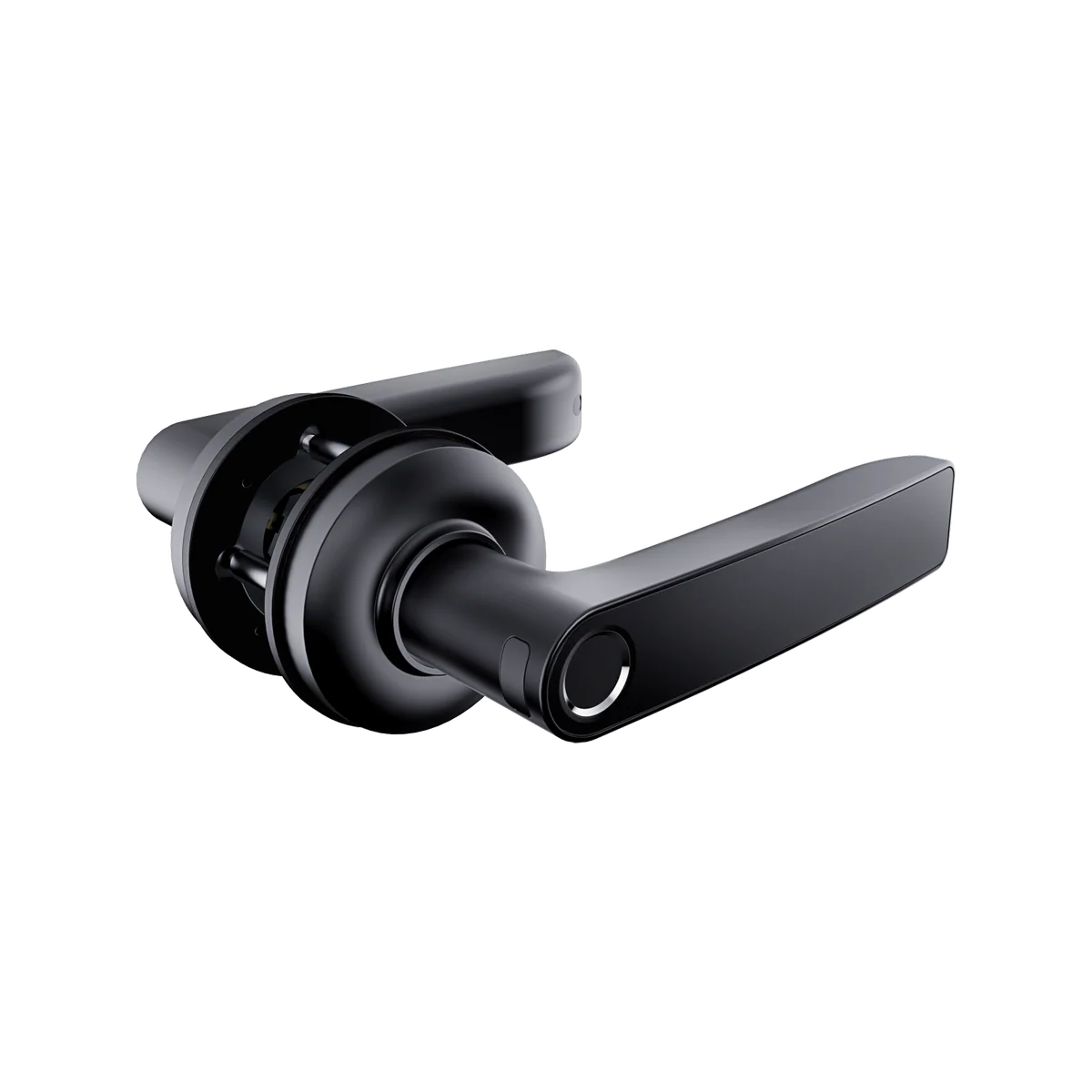Gainsborough Liberty Smart Lever Lock - Fingerprint Access - Matte Black
